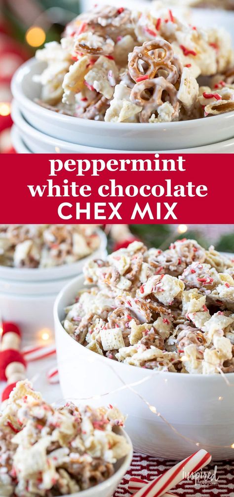 Get ready for holiday snacking at its best with this easy Peppermint White Chocolate Chex Mix recipe. Combining the crunch of Chex cereal, the saltiness of pretzels, and sweet peppermint, it’s a festive treat for any holiday occasion. Perfect for gifting or enjoying with loved ones, this snack mix is a delightful way to enjoy the holiday spirit. Christmas Friendsmas, Cosy Meals, Chex Mix Recipes Christmas, Chocolate Chex Mix Recipes, Chex Mix Recipes Sweet, White Chocolate Chex Mix, Chocolate Chex Mix, Christmas Snack Mix, Peppermint White Chocolate