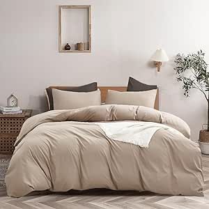 Wellboo Taupe Comforter Set King Solid Light Khaki Bedding Sets Cotton Plain Cream Coffee Quilts for Women Men Beige Minimalist Blankets Modern Neutral Champagne Comforters Fresh Cream Brown Bed Tan Comforter, Khaki Bedding, Taupe Comforter, Minimalist Bedding, Cream And White Bedroom, Green Comforter Sets, Taupe Bedding, Brown Comforter, Bedding Comforter Sets