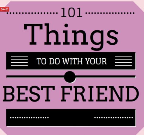 101 Things to Do with your Best Friend! Oh, yes… are you ready to start checking things off this summer? There’s nothing like a best friend to do things with – you laugh, you have fun, you joke, you tease and you are just HAPPY. That’s what it’s all about, right? I’m blessed to have … Do With Your Best Friend, Mediterranean Orzo Salad, Bff Bucket List, Mediterranean Orzo, Best Friend Bucket List, Best Friend Dates, Friend Things, Family Challenge, Best Friend Activities