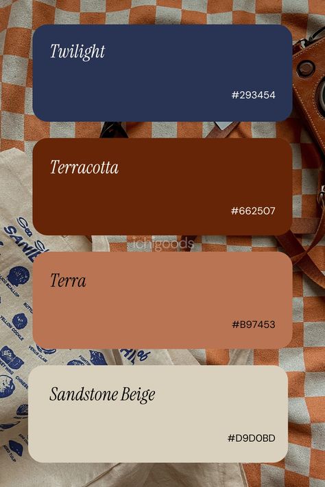 Minimalist color palette inspiration. Color palette. Brand Colors. Color palette for brand identity. Color Palette for Web Design. Pink color palette. Follow for more! Color Interior Design Colour Palettes, Eye Catching Color Combinations, Terra Cotta And Blue Bedroom, Navy And Brown Color Palette, Neutral Bold Color Palette, Moroccan Color Palette Colour Schemes, Color Palettes With Brown, Vintage Home Color Palette, Cool Color Palette Colour Schemes