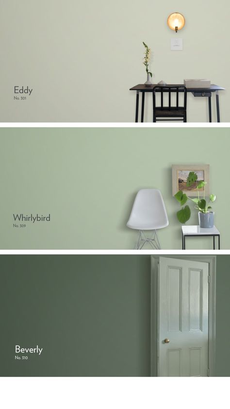 The new 2022 Farrow and Ball Colour palette includes three new green colours that will influence the way we decorate our homes for years to come. Light Green Rooms, Green Wall Color, Light Green Walls, Room Color Combination, Wall Color Combination, Living Room Wall Color, Room Wall Colors, Decor Ideas Bedroom, Bedroom Wall Colors