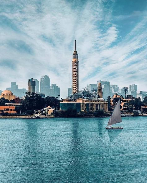 Nile River Project, Cairo Tower, Cairo City, Tourism Design, Modern Egypt, World Mythology, Real Estate Marketing Design, Luxor Egypt, Egypt History