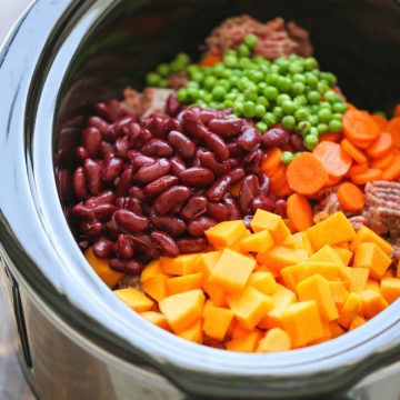 Easy Crockpot Dog Food - Damn Delicious Crockpot Dog Food, Balanced Homemade Dog Food Recipe, Dog Food Recipes Crockpot, Juicy Turkey, Make Dog Food, Diy Dog Food, Turkey Breast Recipe, Healthy Dog Food Recipes, Best Homemade Dog Food