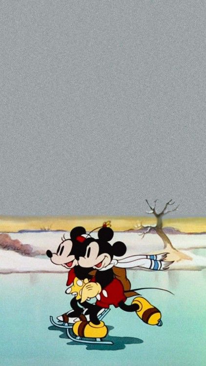 Disney Christmas Cartoon Aesthetic, Disney Winter Wallpaper, Disney Ipad Wallpaper, Christmas Profile Pictures, Cell Wallpaper, Disney Winter, Christmas Mickey Mouse, Christmas Lockscreen, Disney College