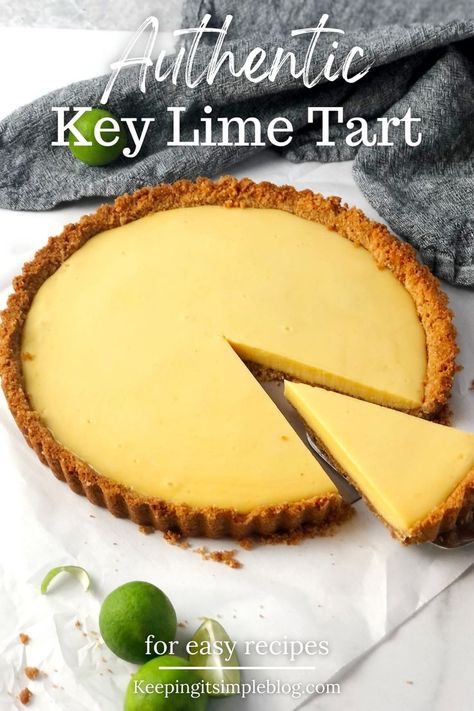 Key Lime Tart Recipe, Key Lime Tartlets, Lime Tart Recipe, Key Lime Tart, Lime Dessert Recipes, Easy Key Lime Pie, Key Lime Tarts, Key Lime Desserts, Key Lime Pie Easy