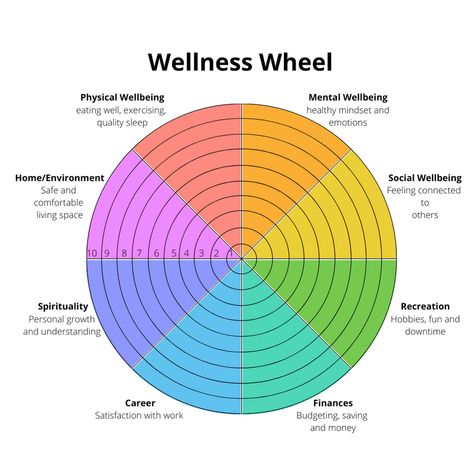 Well Being Wheel, Wellness Wheel Activity, Wheel Of Wellness, Wellness Workshop Ideas, Story Branding, Self Care Wheel, Wellness Wheel, Instagram Banners, Balance Life