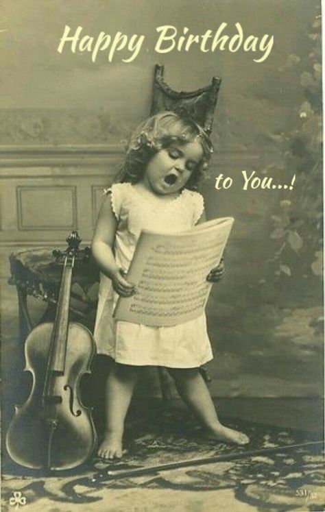 Vintage Children Photos, Birthday Meme, Happy B Day, E Card, Birthday Images, Happy Birthday To You, Vintage Pictures, Vintage Photographs, Happy Birthday Wishes