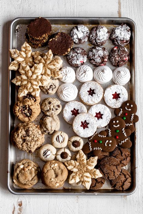 12 Days of Christmas Cookies - Cooking with Cocktail Rings Christmas Cookie Baking Aesthetic, Christmas Cookies Board, Christmas Cookies Images, Easy And Delicious Christmas Cookies, Tiramisu Snowball Cookies, Christmas Cookie Plate Ideas, Christmas Cookie Station, Holiday Cookie Tin, Christmas Tin Cookies