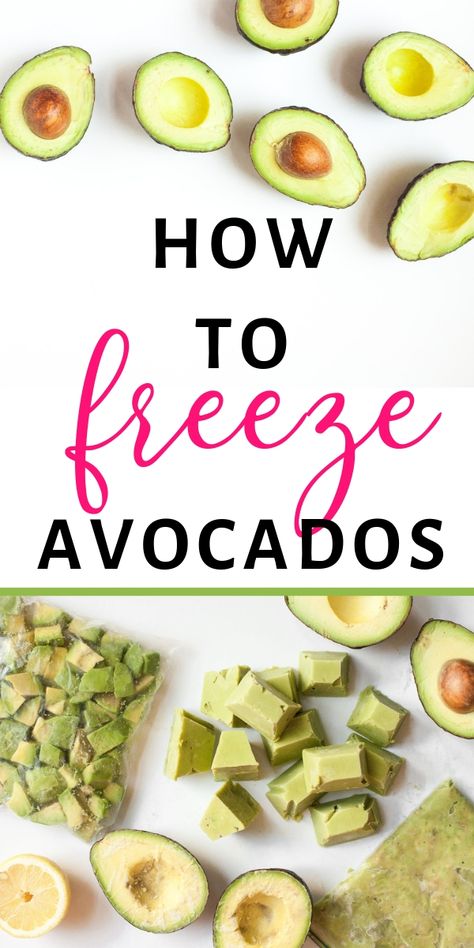 Did you know that freezing avocados seriously works? Here are 4 Ways to Freeze Avocados so you can save loads of money when they're on sale! Freezing Avocados -- 4 Ways to Do It! #avocado #freezerfood Freezing Avocados, Can You Freeze Avocado, Freeze Avocado, Loads Of Money, Freezing Vegetables, Freezing Fruit, Sprouts With Bacon, Frozen Veggies, Guacamole Recipe