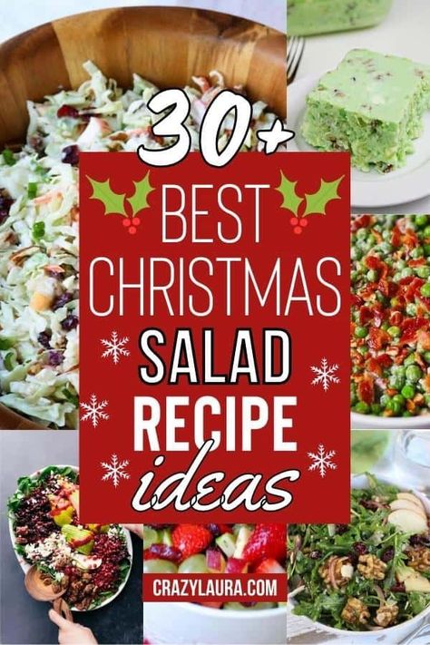 Salad Recipes Holidays, Christmas Fruit Salad, Christmas Pasta, Salad Recipe Ideas, Brunch Salad, Christmas Potluck, Potluck Salad, Christmas Salad Recipes, Christmas Luncheon