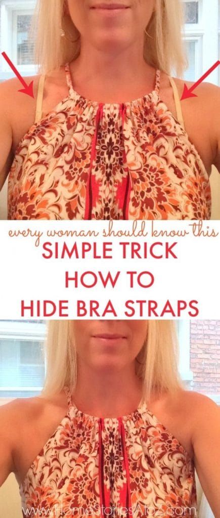 How to easily hide your bra straps Bh Hacks, Hide Bra Straps, Mode Tips, Bra Hacks, Simple Life Hacks, Clothing Hacks, Bra Straps, Simple Tricks, Household Hacks