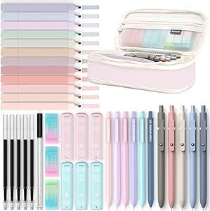 💖💕 Stationary College, Pastel Highlighters, Aesthetic School Supplies, Pastel Highlighter, Cute Stationary School Supplies, Aesthetic School, Stationery Essentials, College Essentials, Stationary School