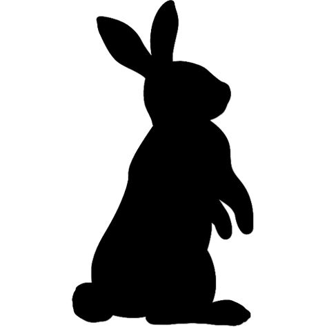 Rabbit Silhouette Black Rabbit Illustration, Rabbit Sticker, Rabbit Silhouette, Easter Festival, Bunny Silhouette, Black Rabbit, Rabbit Rabbit, Sticker Png, Easter Projects