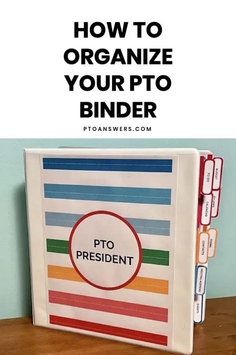 Let's take your mess of PTO papers and records and turn them into an organized binder and powerful planner that'll make your term so much easier! Great read for all PTO / PTA officers and committee chairs! Get To Know Your Pto, Pta Sign Up Poster, Pto Tshirts Design, Back To School Pto Ideas For Teachers, Ptsa Bulletin Board Ideas, Pta Templates Free Printable, High School Pto Events, Home And School Fundraiser, Pta Secretary Binder