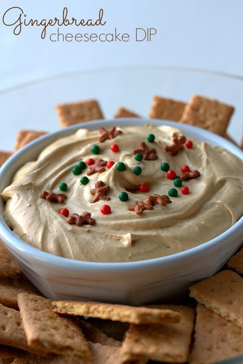 Dips Party, Christmas Dips, Gingerbread Cheesecake, Pasta Per Pizza, Cheesecake Dip, Sweet Dips, Party Dips, Dessert Dips, Oreo Dessert