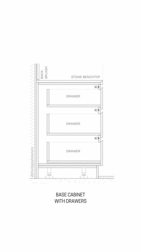 Sprina Singh - Digital Interiors (@thedigitalinteriors) • Instagram photos and videos Curtain And Blinds, Furniture Details Drawing, Millwork Details, Cabinet With Drawers, Cabinet Detailing, Joinery Details, Interior Design Presentation, Furniture Details Design, Working Drawing