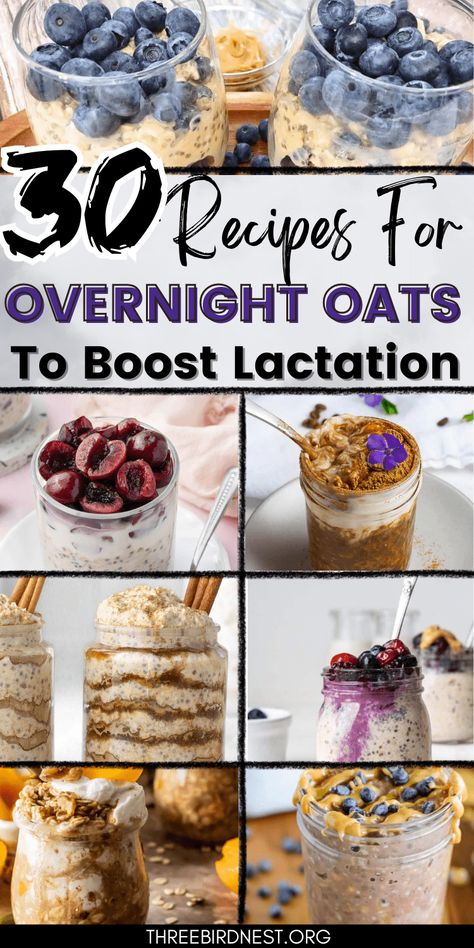 Discover a delightful array of lactation-boosting overnight oats recipes that cater to diverse tastes and dietary preferences. From the comforting blend of Apple Cinnamon to the festive joy of Birthday Cake and the indulgent fusion of Peach Cobbler, these recipes offer both convenience and flavor. Lactation recipes, Boost milk overnight, Overnight oats recipes, Overnight oats for kids, overnight oats for breastfeeding moms, boost milk in 24 hours, lactation tips. Increasing Milk Supply, Healthy Breastfeeding Snacks, Divine Recipes, Breastfeeding Hacks, Best Overnight Oats Recipe, Overnight Oats Recipes, Breastfeeding Snacks, Making Fried Chicken, Baby Recipes