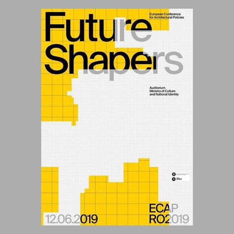 Grid Design Layout, Grid Graphic Design, Animated Poster, Grid Architecture, Architecture Events, Lecture Poster, Grid Poster, Poster Architecture, Book Editorial Design