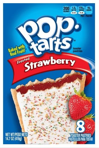 Pop Tart Flavors, Blueberry Frosting, Toaster Pastry, Blueberry Breakfast, Pop Tart, Food Inc, Pastry Crust, Snacks For Work, Weird Food