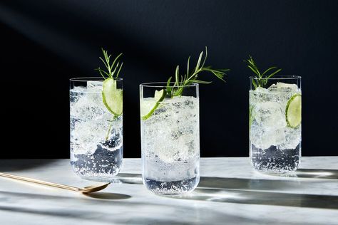 Rosemary Vodka Tonic Recipe on Food52, a recipe on Food52 Vodka Tonic Recipe, Basil Cocktail, Rosemary Syrup, Vodka Tonic, Ketel One Vodka, Rosemary Simple Syrup, Kitchen Notes, Tonic Recipe, Cooking Contest