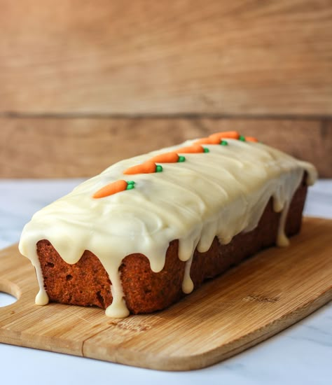 Carrot Loaf Cake Carrot Pound Cake, Chocolate Carrot Cake, Carrot Loaf, Carrot Cake Loaf, Carrot Cake Recipe Easy, Mini Torte, Easy Carrot Cake, Cake Loaf, Carrot Cakes