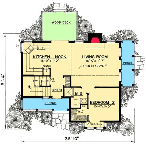 Floor 1 Gothic Victorian House Plans, Victorian Cottage Plans, Gothic Revival House Plans, Gothic House Plans, Gothic Revival Cottage, Gothic Victorian House, Victorian House Plan, Gothic Revival House, Gothic Cottage