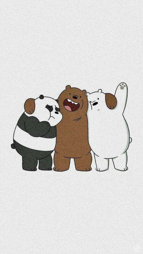 Wallpaper Cute Cartoon, We Bare Bears Wallpapers, Wallpaper Cute, We Bare Bears, Bare Bears, Bear Wallpaper, Cute Cartoon Wallpapers, Cute Cartoon, Bears