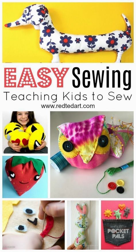 Beginner Sewing Projects For Kids, Easy Sewing For Kids, Easy Kids Sewing Projects, Easy Sewing Projects For Kids, Sew Gifts, Art Sewing, Project Red, Kids Sewing, Summer Sewing