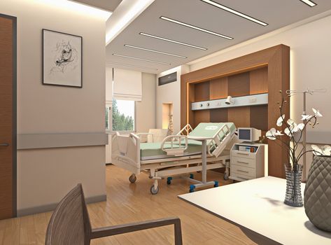 Interior Renderings for VIP Hospital Room at Istanbul/TURKEY, RENDFORCE CG on ArtStation at https://www.artstation.com/artwork/oOWQm4 Modern Hospital, Healthcare Architecture, Hospital Interior, Vip Room, Hospital Room, Private Hospitals, Hospital Design, Interior Rendering, Emergency Room