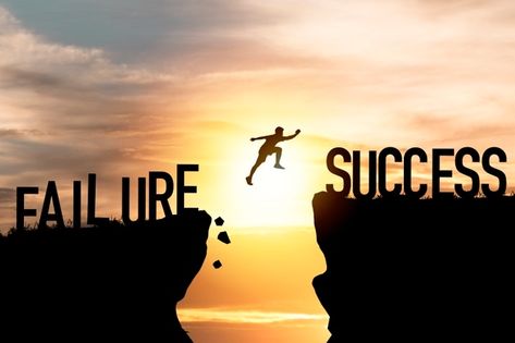 Silhouette man jumping from failure to s... | Premium Photo #Freepik #photo #success #motivation #change #jump Failure To Success, Success Images, Man Jumping, Motivational Photos, Being Successful, Action Images, Photoshop Design Ideas, Screen Savers Wallpapers, Motivational Images