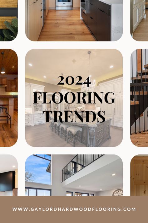 If you're looking for some new and fresh interior design ideas for your home you've come to the right place! We've compiled a list of 8 flooring trends in 2024 that you can incorporate into your space. From wide plank hardwood flooring to wood accents, make sure you're equipped with this year's hottest trends! Different Hardwood Floors In House, Large Living Room Flooring Ideas, Different Color Floors In House, Second Floor Flooring Ideas, Mixing Flooring In Home, Home Flooring Ideas Living Room, Hardwood Floors 2024, Wood Floor Trends 2024, Popular Flooring 2024