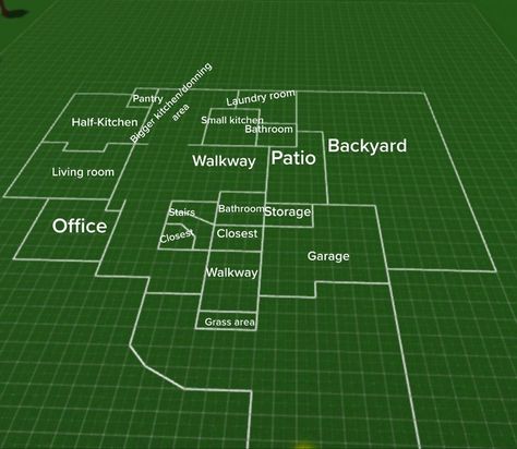 Bloxburg layout | Diy house plans, House plans with pictures, Simple house plans Roblox Layout, Toca Rooms, Bloxburg School, Bloxburg Inspiration, Layout House, Bloxburg Layout, House Outline, Blox Burg, Rumah Minecraft Sederhana