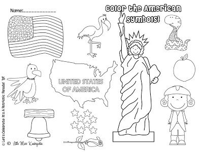 Patriotic Fun! - Pinned by @PediaStaff – Please Visit  ht.ly/63sNt for all our pediatric therapy pins Patriotic Symbols, Miss Kindergarten, Happy Presidents Day, Kindergarten Social Studies, Constitution Day, American Symbols, Pediatric Therapy, Social Studies Activities, Kindergarten Lessons