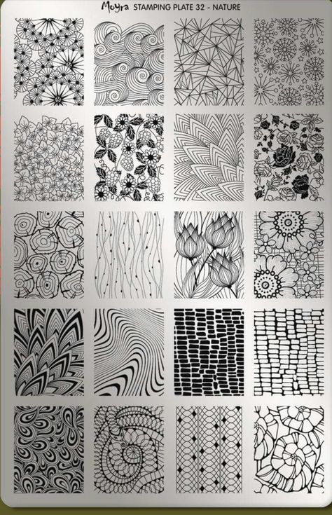 Moyra 32 Nature Modele Zentangle, Doodle Zen, Arte Doodle, Zen Doodle Patterns, Zentangle Artwork, Zen Doodle Art, Design Mandala, Tiny Tattoo, Doodle Art Drawing