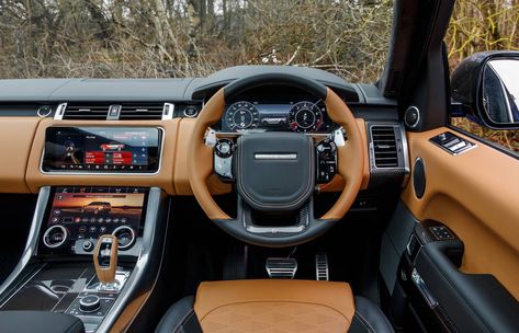 2018 Range Rover Sport SVR Review - GTspirit Range Rover 1970, 2018 Range Rover, Range Rover Sport 2018, New Range Rover Evoque, Range Rover Sport Svr, Range Rover Interior, Range Rover Svr, Dream Cars Range Rovers, New Land Rover Defender