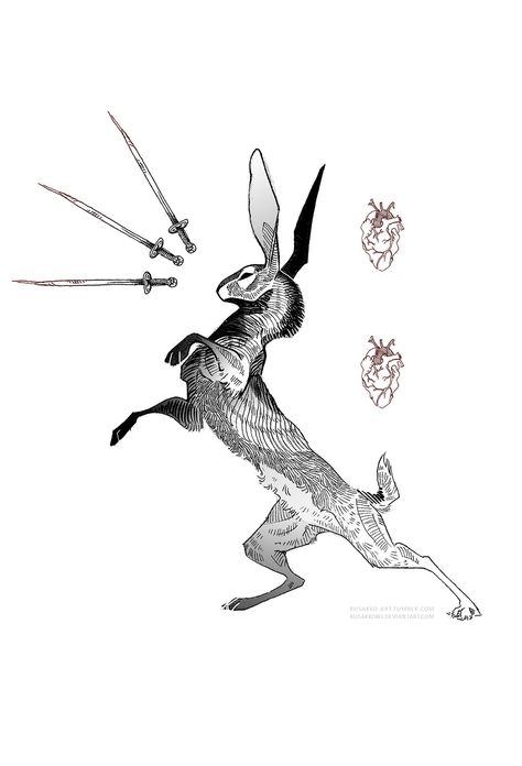 ⚔️ Animal Sketch, Tattoo Animal, Rabbit Tattoos, Desenho Tattoo, 수채화 그림, Poses References, Arte Inspo, Wow Art, Arte Animal