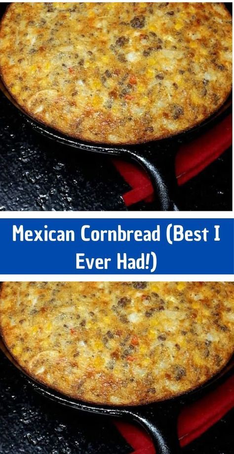 Spice up your baking routine with Mexican Cornbread—an exciting twist on the beloved Southern classic. This flavorful and moist cornbread is infused with zesty ingredients like green chilies, jalapeños, and cheese, creating a perfect harmony of heat and sweetness. Whether you're serving it as a side dish, snack, or complement to your favorite chili, this Mexican-inspired cornbread is a fiesta for your taste buds. Pioneer Woman Jalapeño Cornbread, Mexican Cornbread With Sour Cream, Mexican Cornbread Using Jiffy, Flavored Cornbread Recipe, Easy Fiesta Cornbread, Mexican Cornbread With Sausage, Tex Mex Cornbread, Cornbread With Bacon Grease, Mexican Cornbread With Meat