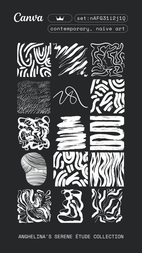 Canva Elements: Vector Hand Drawn Abstract Composition  Use these hand drawn vector elements to create your own unique abstract compositions. Perfect for social media graphics, posters, and more. canva elements abstract composition graphicdesign . #Keyword_Canva_Font #Canva_Font #Graphic_Shapes_Design #Keyword_Elements_Canva Learning Canva, Elements Canva, Graphic Shapes Design, Keyword Elements Canva, Business Fonts, Graphic Shapes, Desain Buklet, Canva Elements Keyword, Shapes Design