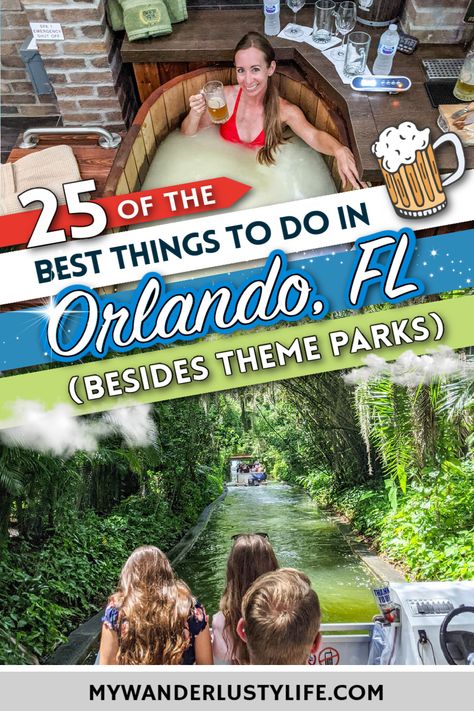 Things To Do Orlando, Orlando Activities, Orlando Florida Vacation, Beer Spa, Things To Do In Orlando, Florida Travel Guide, Orlando Theme Parks, Orlando Parks, Orlando Travel