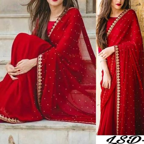 For details / order please dm or Whatsapp on +919824585262 . . #hotdeal #bridesmaids #bridallengha #punjabisuit #weddingfashion… Dress Hijab Bridesmaid, Hijab Bridesmaid, Bridesmaid Red, Red Sari, Indian Sari Dress, Bridesmaid Saree, Gaun Fashion, Indian Saree Blouses Designs, Indian Fashion Saree