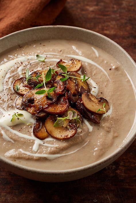 Mushroom Soup With Sherry, Soup Menu, Creamy Soup Recipes, Winter Soup Recipe, Vegetarian Soup Recipes, Mushroom Soup Recipes, Best Soup Recipes, Winter Soups, Vegetarian Soup