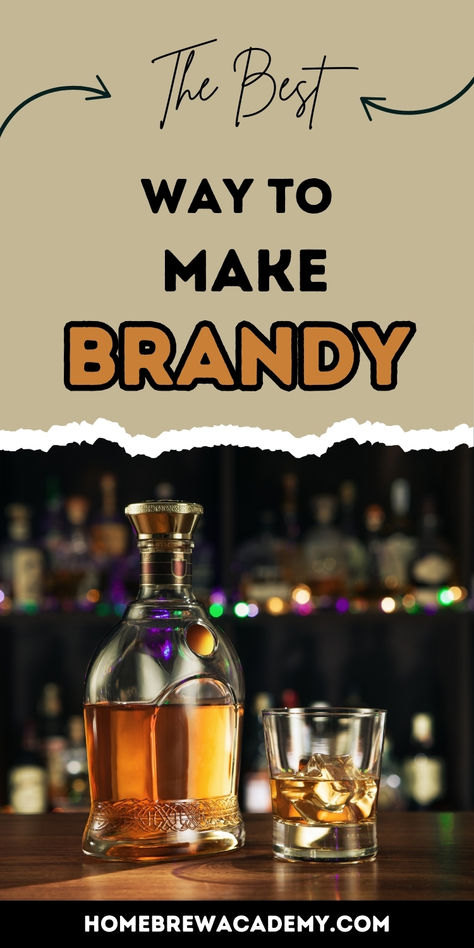 This easy, step-by-step recipe will show you how to make brandy the right way. From selecting the right fruits to distilling for the perfect flavor, this guide will help you create smooth and aromatic homemade brandy. Ideal for beginners and enthusiasts alike. How To Make Brandy At Home, Homemade Brandy Recipes, Homemade Brandy, Fruit Wine Recipes, Plum Brandy, Homemade Liqueur Recipes, Brandy Recipe, Brandy Liquor, Alcohol Still