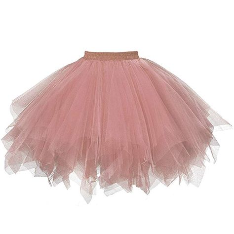 Amazon.com: Musever 1950s Vintage Ballet Bubble Skirt Tulle Petticoat Puffy Tutu: Clothing Harlequin Costume, Diy Tulle Skirt, Tulle Petticoat, Carnival Dress, Tutu Ballet, Vintage Ballet, 50s Fashion Dresses, Skirt Tulle, Vintage Dresses 50s