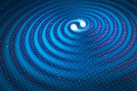 Two neutron stars smashing together may produce a form of matter not seen before. If that happens, simulations suggest there would be a signal in gravitational waves resulting from the collision Neutron Star Collision, Star Collision, Star Explosion, Forms Of Matter, Particle Physics, Nuclear Force, Gravitational Waves, Neutron Star, General Relativity