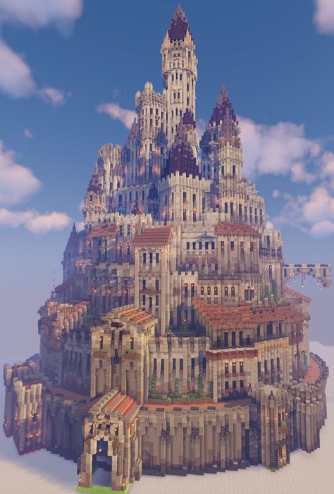 Minecraft Castle Blueprints, Minecraft Castle Designs, Minecraft Kingdom, Rumah Minecraft Sederhana, Bangunan Minecraft, Easy Minecraft Houses, Minecraft Castle, Minecraft Medieval, Minecraft Room