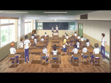 Japanese School, Animation Background, School Classroom, Drawing Poses, Drawing Tips, Anime Background, Anime Demon, Pose Reference, Cute Art