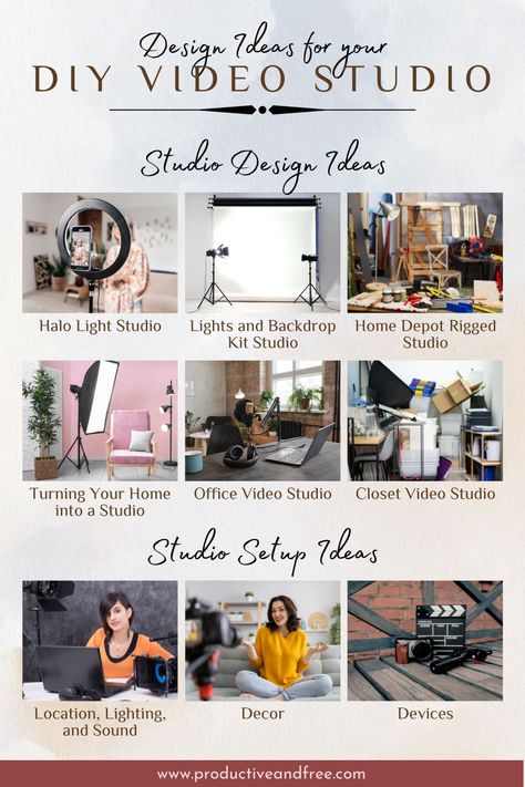 Vlogging Studio Home Office, Video Studio Design Ideas, Youtube Podcast Studio Design, Home Content Studio, Youtube Home Studio Ideas, Youtube Office Setup, Video Backdrop Ideas Youtube, Filming Set Up, Content Studio Ideas