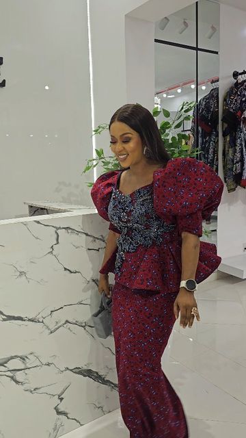 FASHIONEDGE on Instagram: "Happy First Sunday of the Last month of the year...God has indeed been faithful 🙏 Shop exact look and shine this season Outfit @fashionedgeluxury Accessories @accessoriesquarters #Fashionedgeluxury #Fashionedgewoman #asoebibella #Asoebistyle #Sophisticatednaijababes #styleinspiration #owanbestyles #owanbe #weddingguest #owambestyle #sundayservice" Last Month Of The Year, Boubou Styles For Women, Classy Short Dresses, African Fabric Dress, Long African Dresses, Dress Ankara, 2piece Outfits, African Print Dress Ankara, Best African Dresses