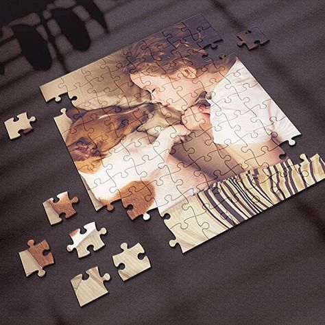 In life, everyone will have unforgettable happy moments. Maybe you are lucky to take Photos for happy moments.You might put these Photos in a frame and hang them at home. But you may not think that these precious Photos can also be precious gifts.  Our designers have designed many exquisite puzzles based on the theme of family, lover, child, pet, etc. Photo Puzzle Diy, Personalized Puzzle, Puzzle Frame, Puzzle Photo, Personalized Puzzles, Product Shot, Custom Puzzle, Unique Baby Shower Gifts, Shape Puzzles