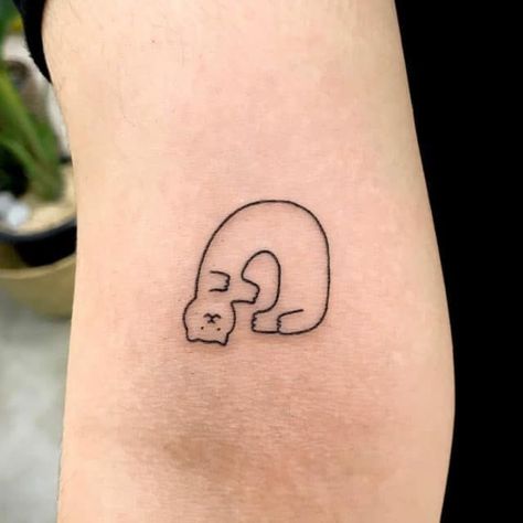 A Small Tattoo, Stick Tattoo, Cute Little Tattoos, Korea Seoul, Poke Tattoo, Back Tattoo Women, 1 Tattoo, Funny Tattoos, Dainty Tattoos